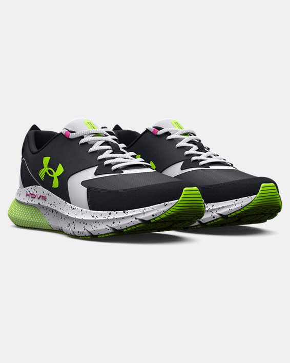 Men's UA HOVR™ Turbulence Running Shoes in Black image number 3